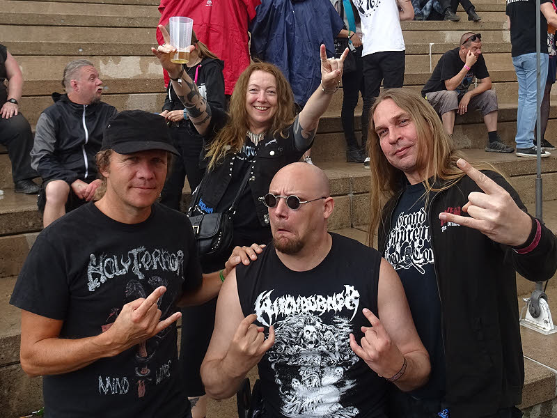 Alwin Zuur von Asphyx und Alex Seegers von Bodyfarm Foto: Alwin Zuur von Asphyx und Alex Seegers von Bodyfarm