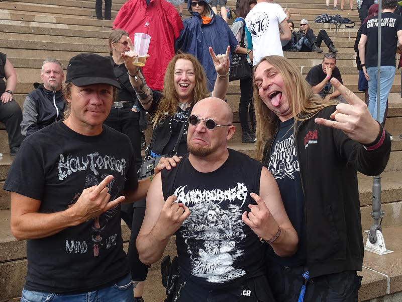 Alwin Zuur von Asphyx und Alex Seegers von Bodyfarm Foto: Alwin Zuur von Asphyx und Alex Seegers von Bodyfarm