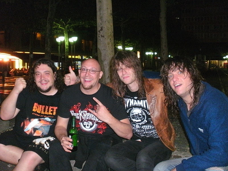 Bullet: Hell Hofer, Hampus Klang, Alexander Lyrbo Foto: Hell Hofer, Hampus Klang und Alexander Lyrbo von Bullet