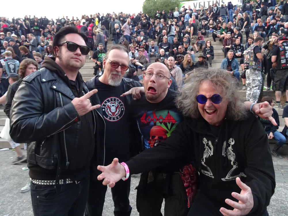 Jarvis Leatherby, Tim Baker und Robert Garven von Cirith Ungol Foto: Jarvis Leatherby, Tim Baker und Robert Garven von Cirith Ungol