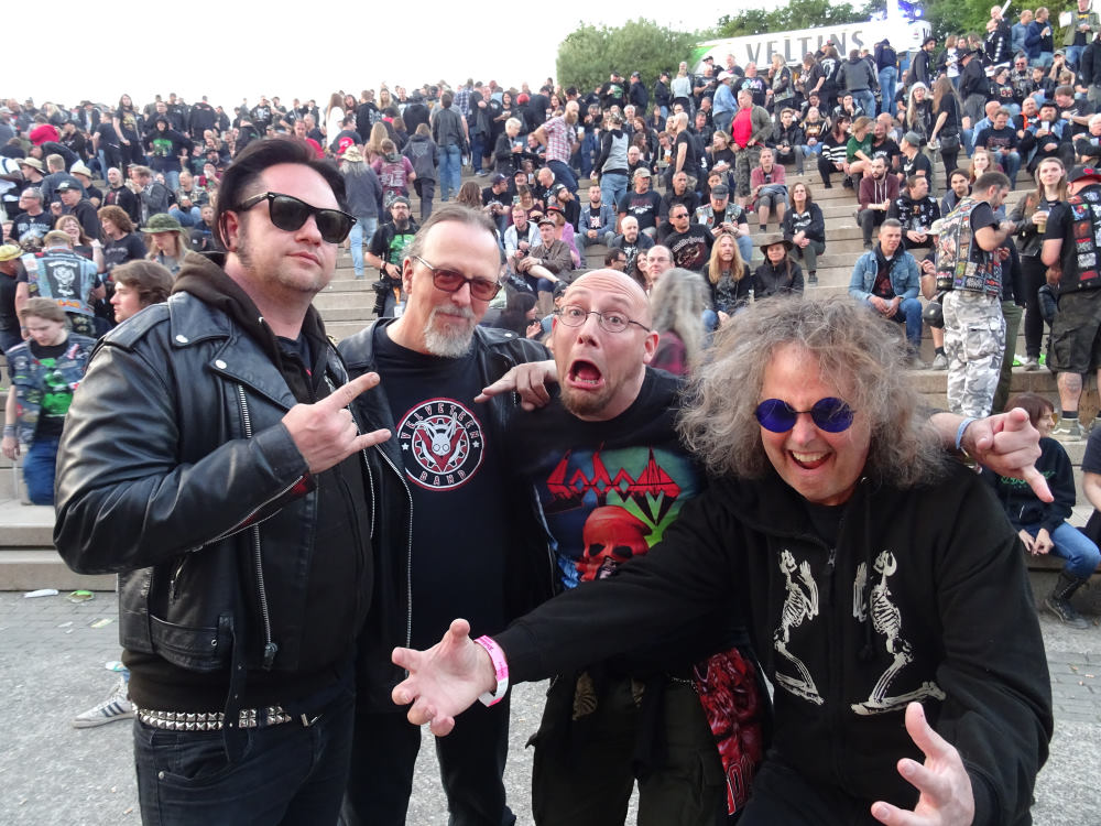 Jarvis Leatherby, Tim Baker und Robert Garven von Cirith Ungol Foto: Jarvis Leatherby, Tim Baker und Robert Garven von Cirith Ungol