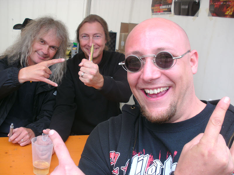 Grave Digger: Chris Boltendahl und Stefan Arnold Foto: Chris Boltendahl und Stefan Arnold von Grave Digger